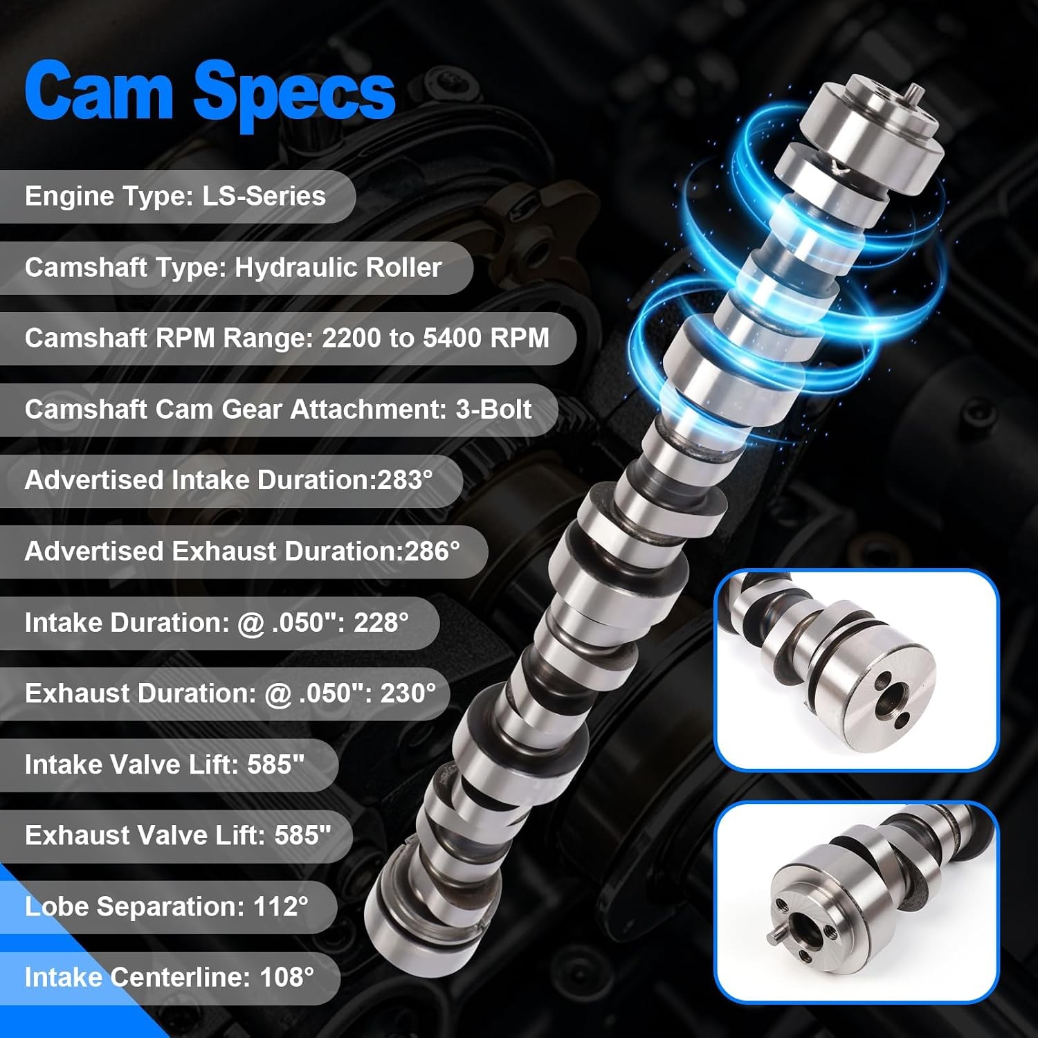 1999-2013 Chevy GMC LS Gen Stage 2 Camshaft Kit E1840P Sloppy Mechanics