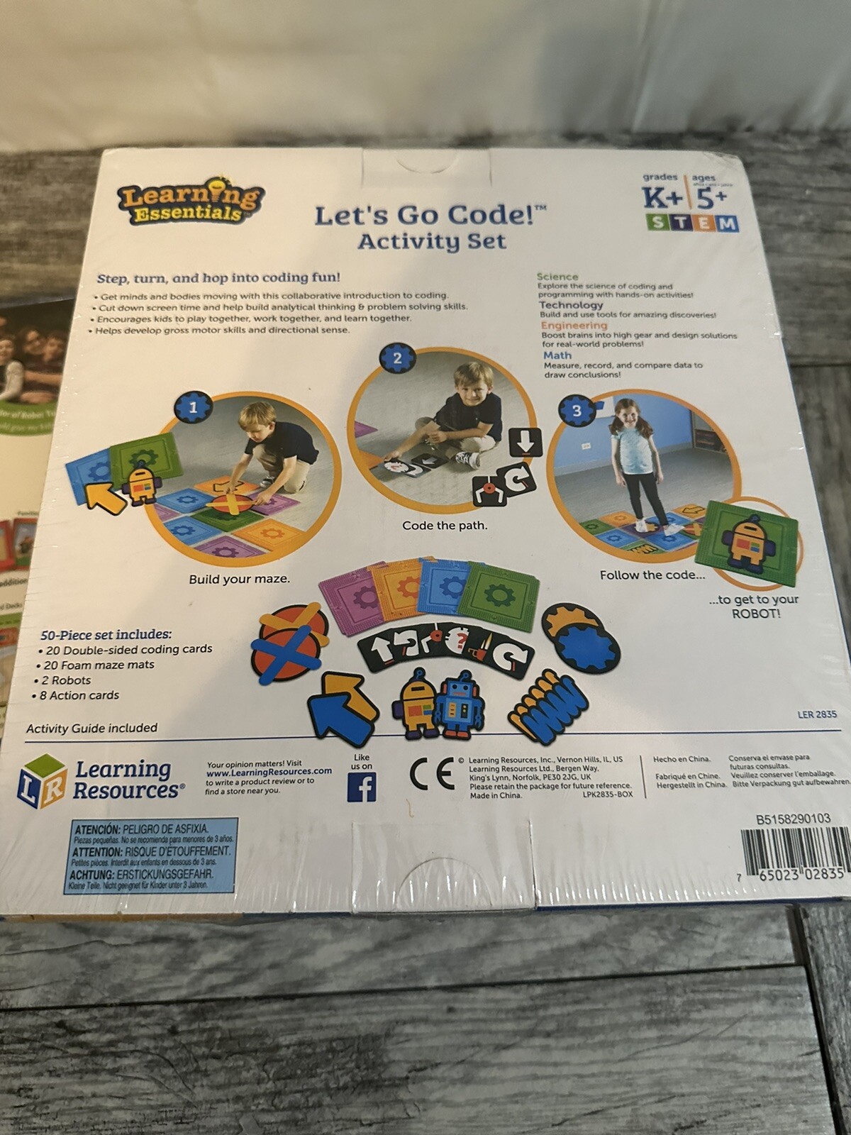 LEARN HOW TO CODE-Pre K, K, + Two NEW Sealed Games Early Programmers *READ*
