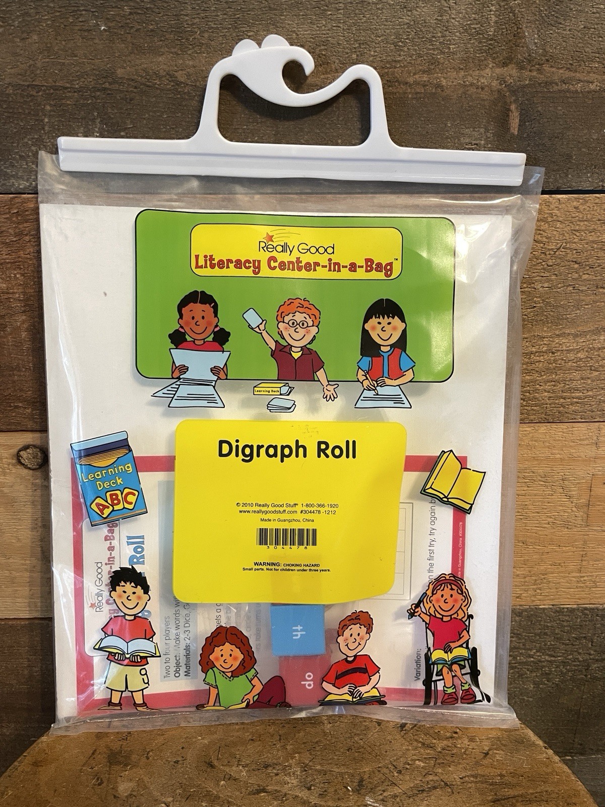 Really Good Stuff Literacy Center in a Bag~Digraph Roll