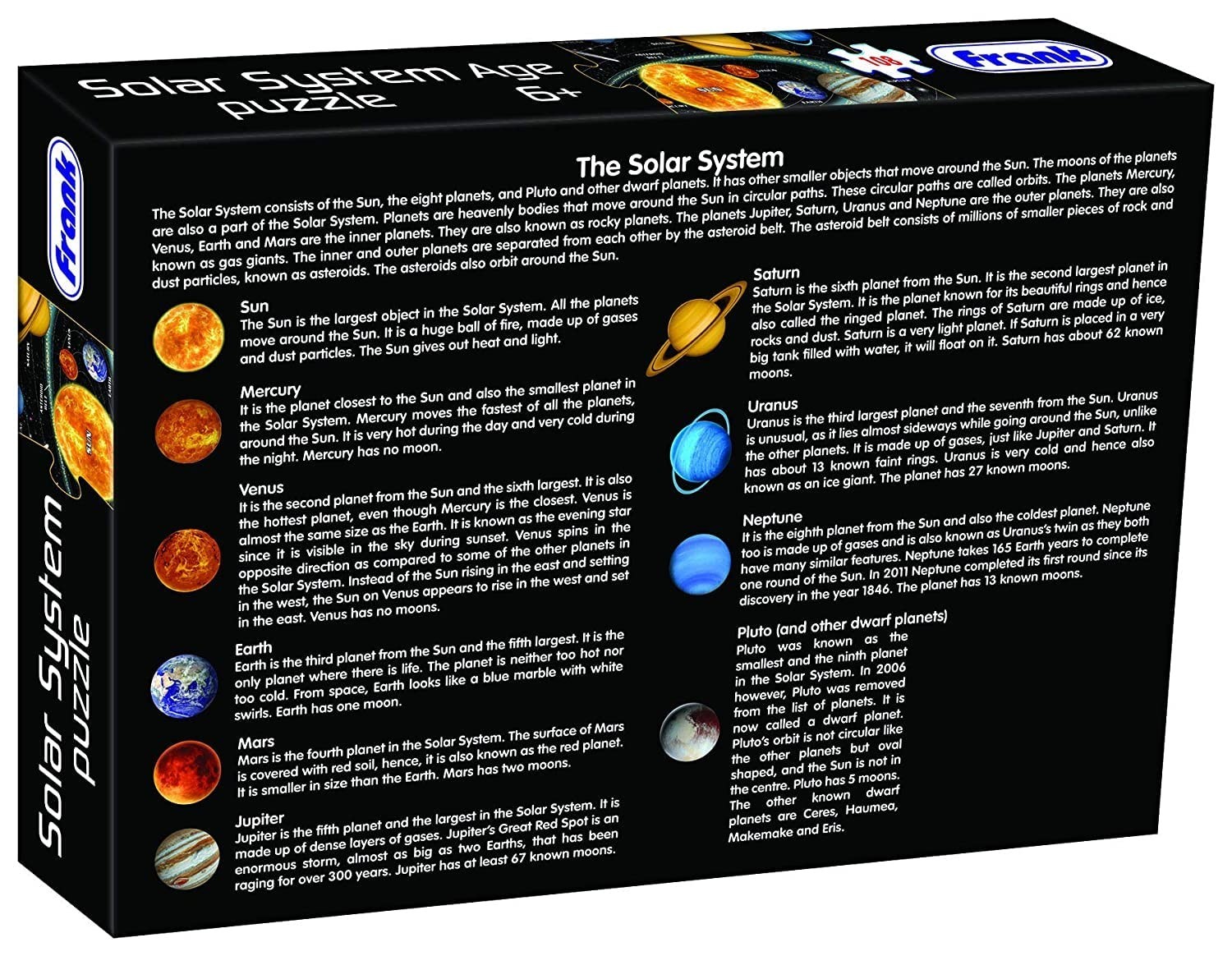 Solar System Outer Space Puzzles for Kids for Age 6 + Gifts for Boys & Girls