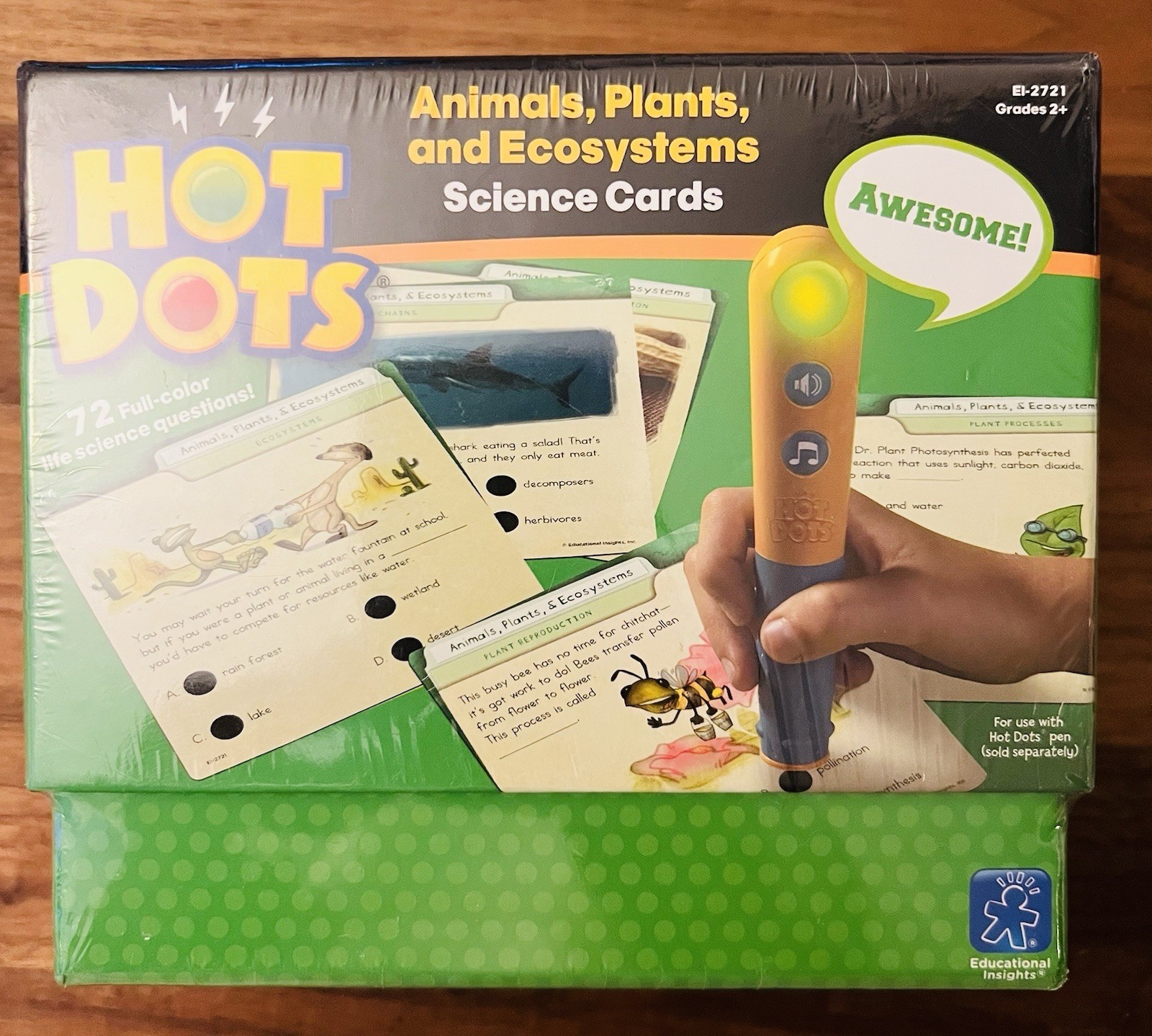 NEW Hot Dots Animals, Plants, and ecosystems Science Cards Sealed