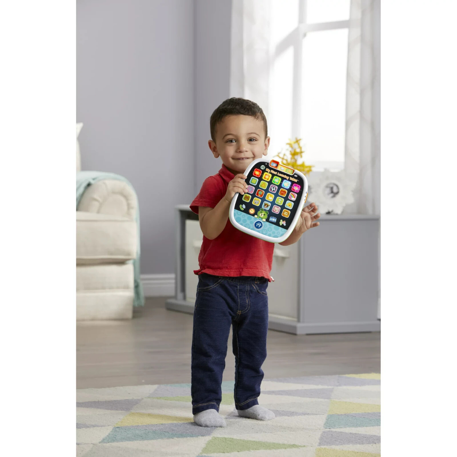 Learning ABC and Numbers Words Shapes Educational Toys Tablet for 1 2 3 Year Old