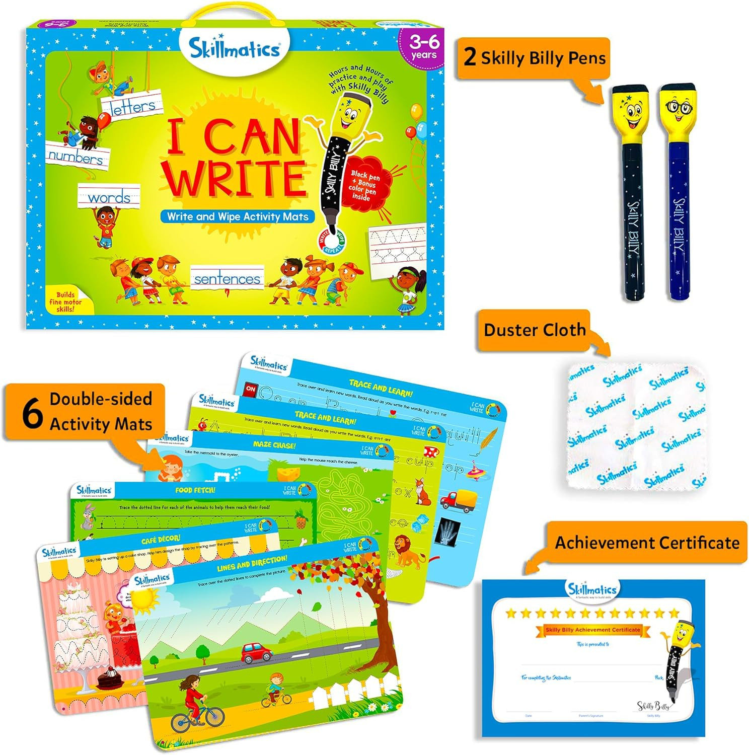 I Can Write, Preschool Learning Activities, Educational Toy and Game, Back to Sc