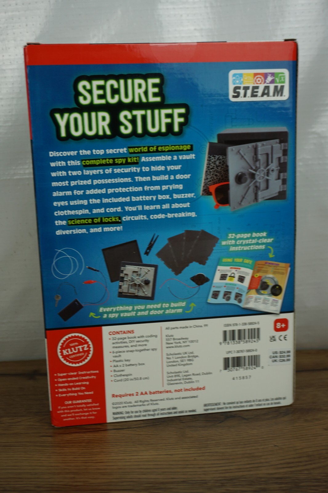 NEW – Ultimate Spy Vault & Code Kit by Editors of Klutz (English) Hardcover Book