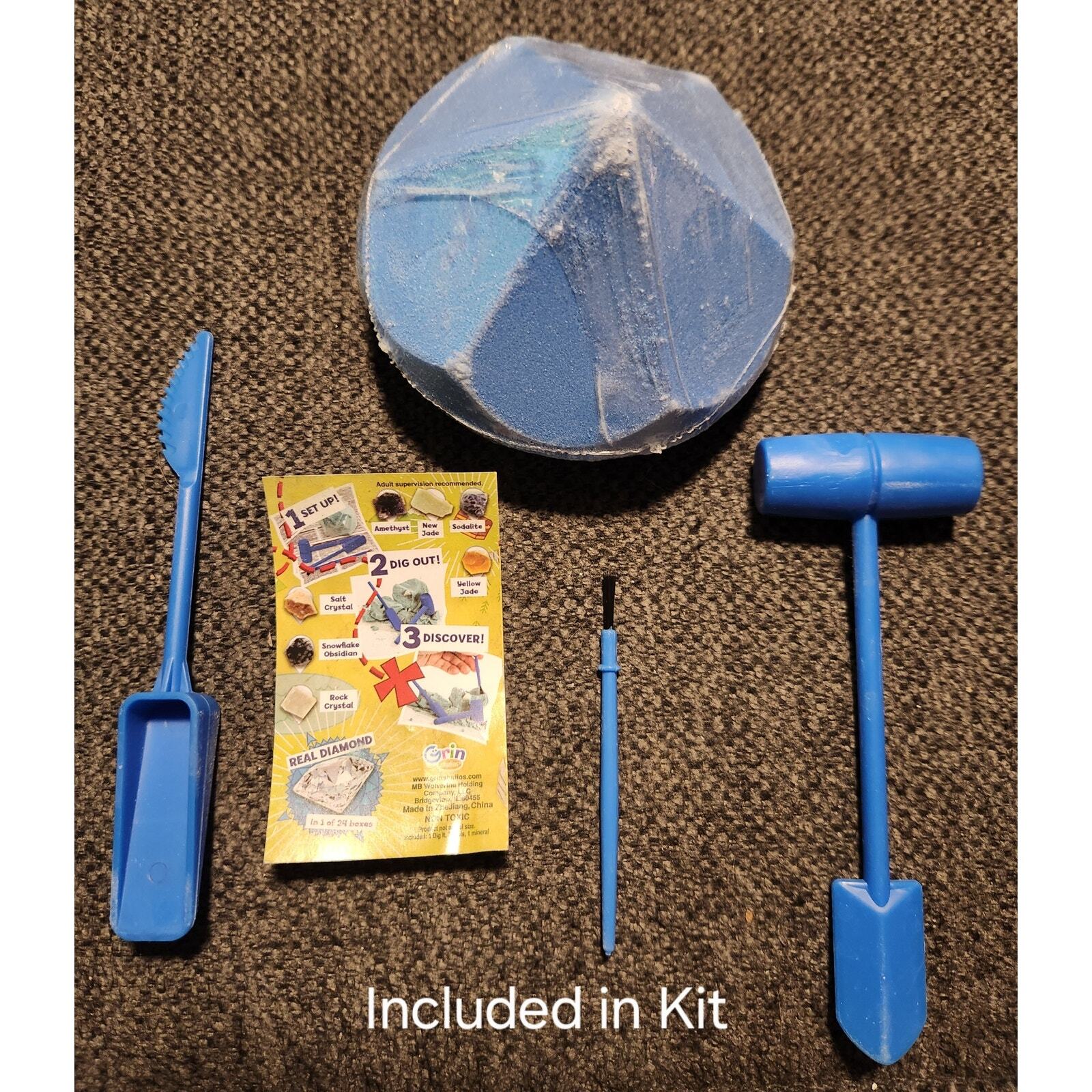 Super Diamond Dig It! 2 Pack Gem Collection Box Real Diamond In 1 Of 24 Ages 5+