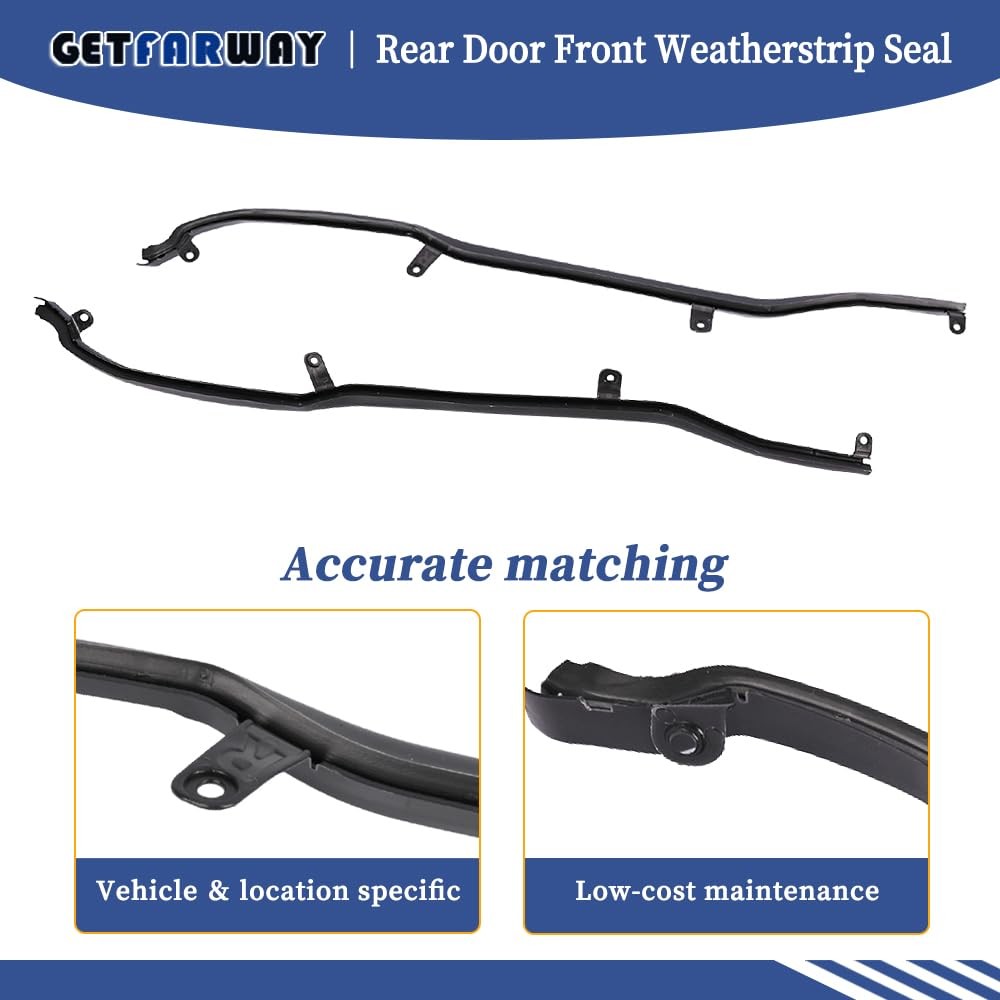 Getfarway Rear Door Front Weatherstrip Seal BB5Z-7825324-B Black