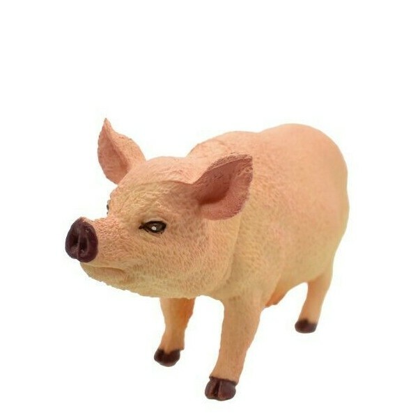 Pig, Sow Realistic Toy Model Plastic Replica Barn Farm Animal Gift 5″ F258