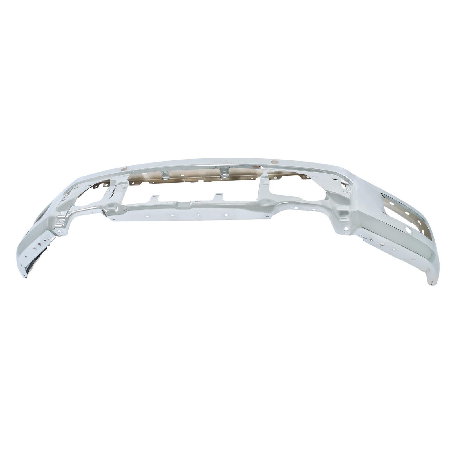 24-25 Ford F150 Steel Front Bumper Face Bar w/4 Sensor Holes RL3Z17757 FD6212088