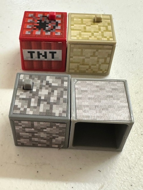 Minecraft Periodic Table Of Elements 25 Blocks Loose Mattel Mojang Various Sizes