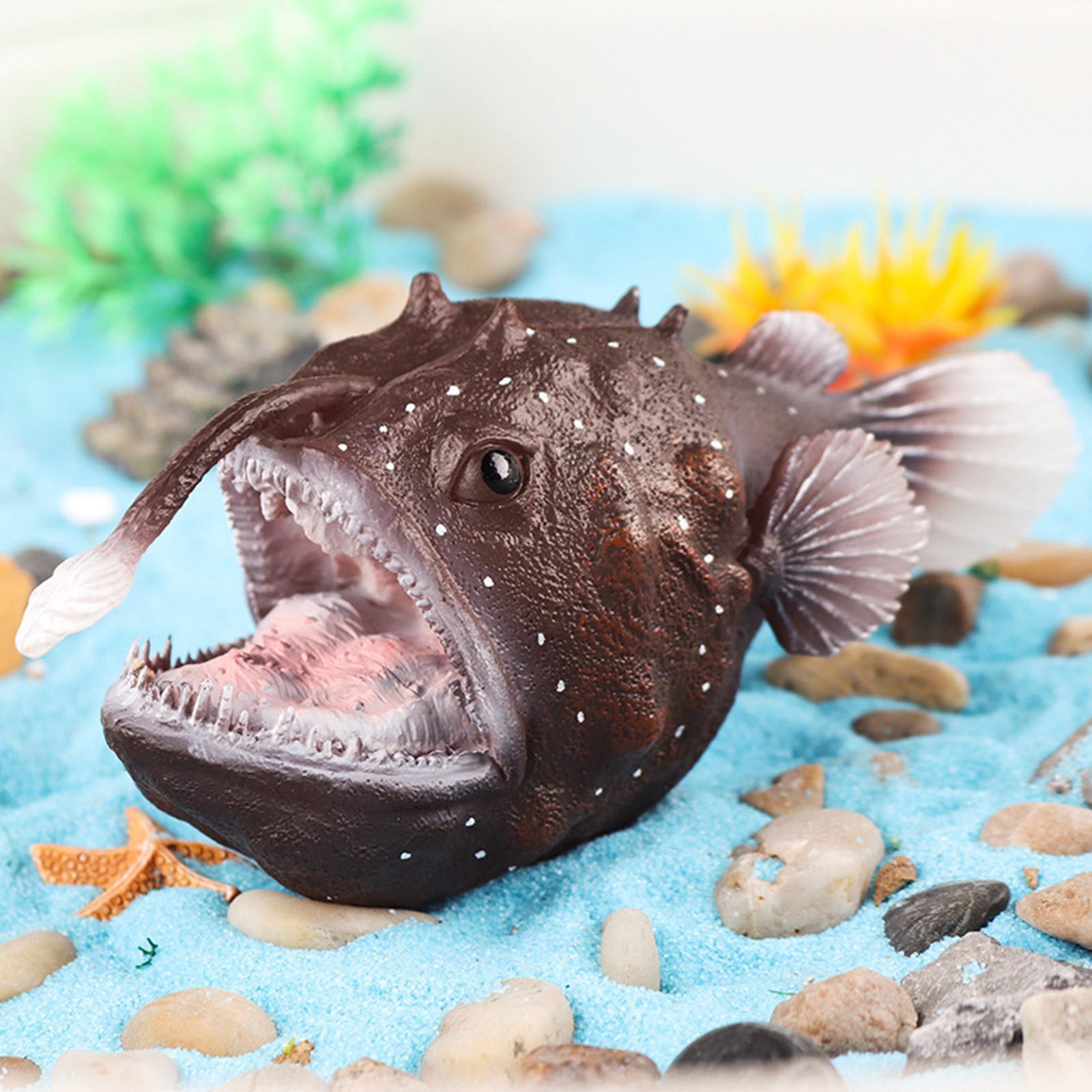 Angler Fish Figures Marine Animals Model for Parties Holiday Present Kids