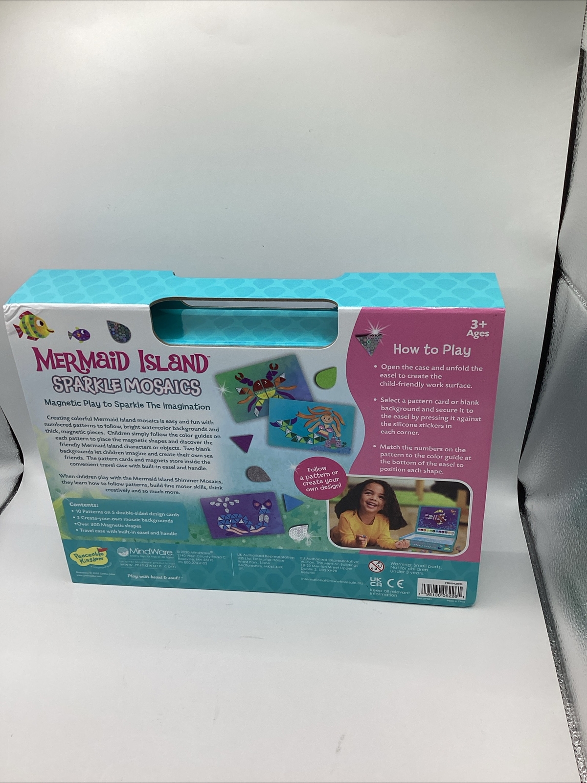 MERMAID ISLAND SPARKLE MOSAICS PEACEABLE KINGDOM Magnetic Play