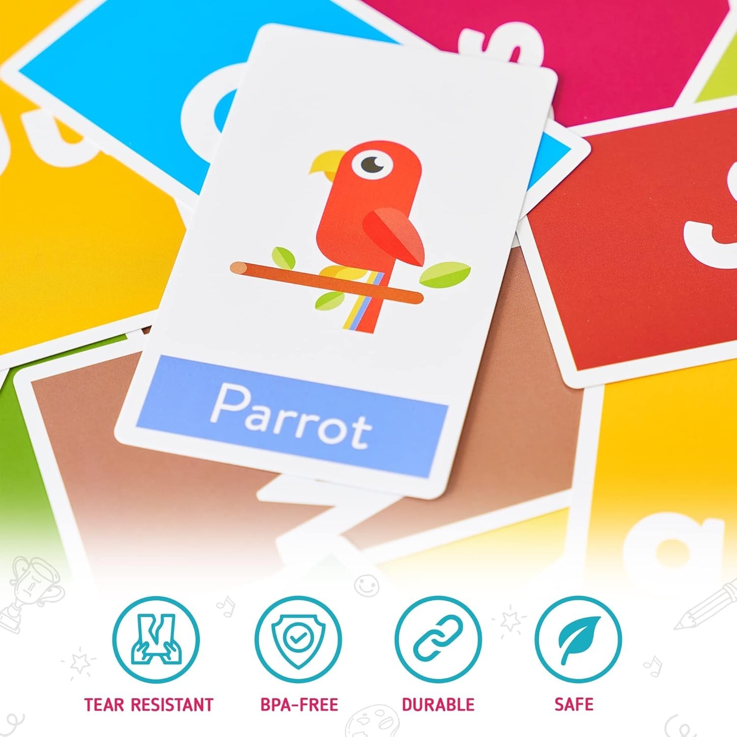 Toddler Flash Cards – Interactive Alphabet Learning with Alphabet Flash Cards…
