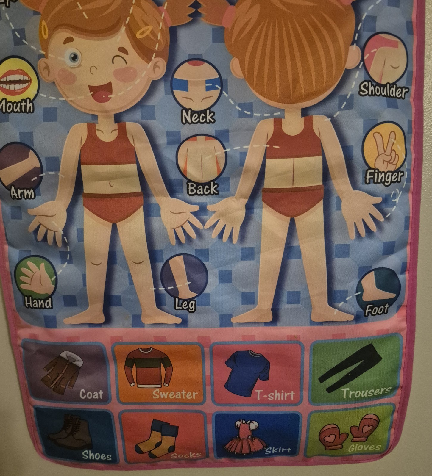 Electronic Interactive Double-Sided Alphabet Wall Chart, Talking ABC & 123