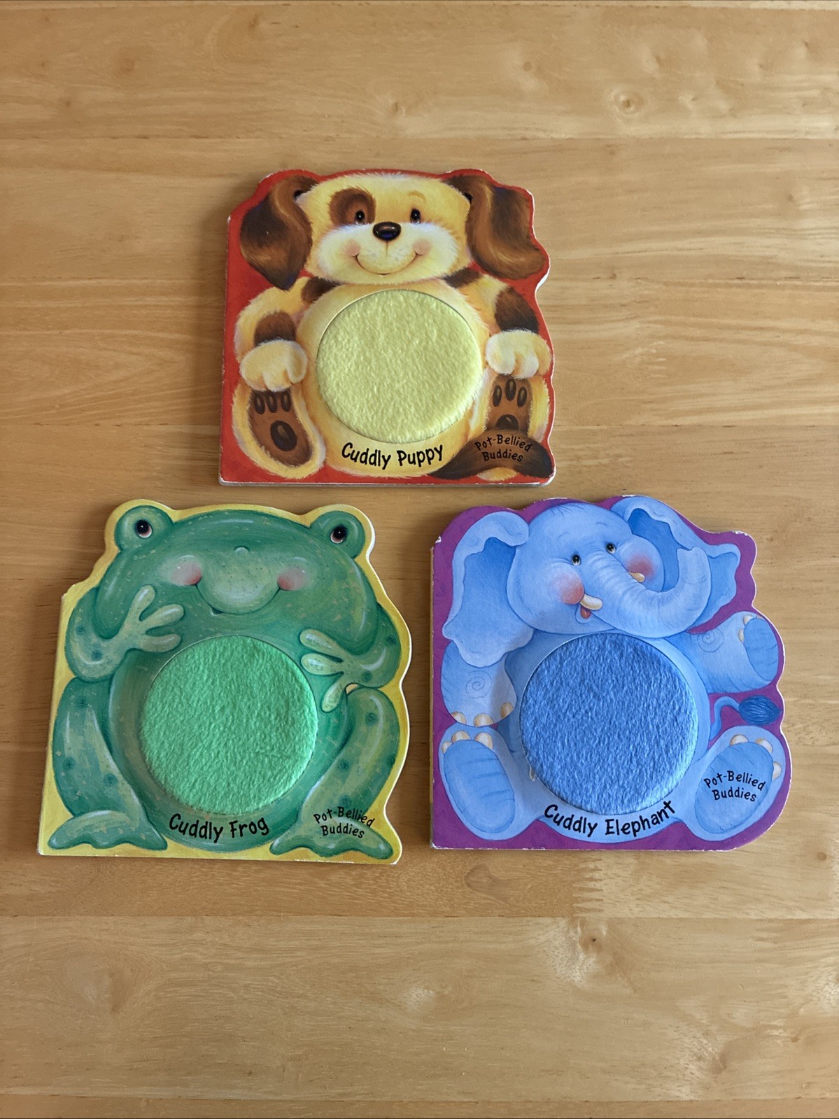 Flying Frog Publishing Pot Bellied Buddies Cuddly Board Books X 3