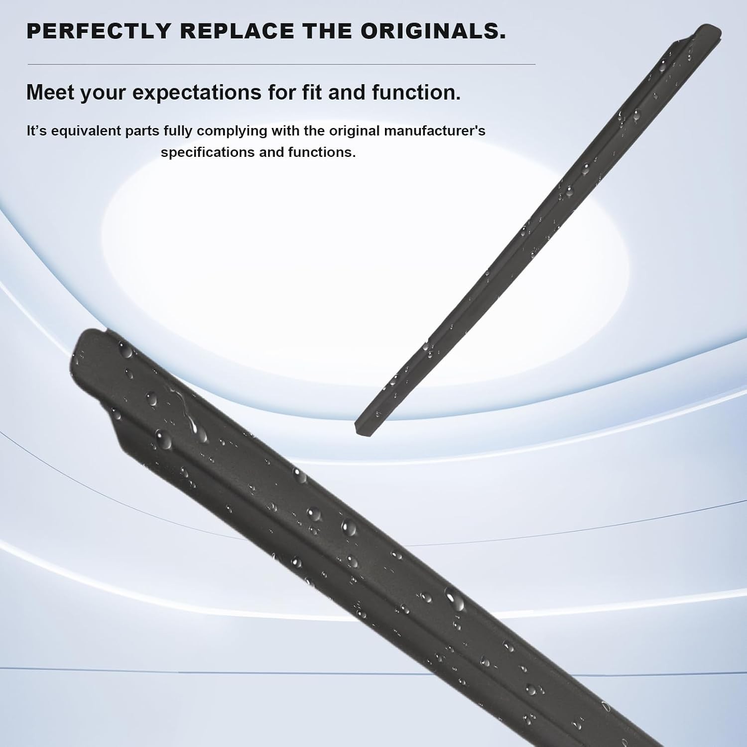 Dodge Ram 1500 200 Front Left & Right Windshield Trim Molding Strip Fit