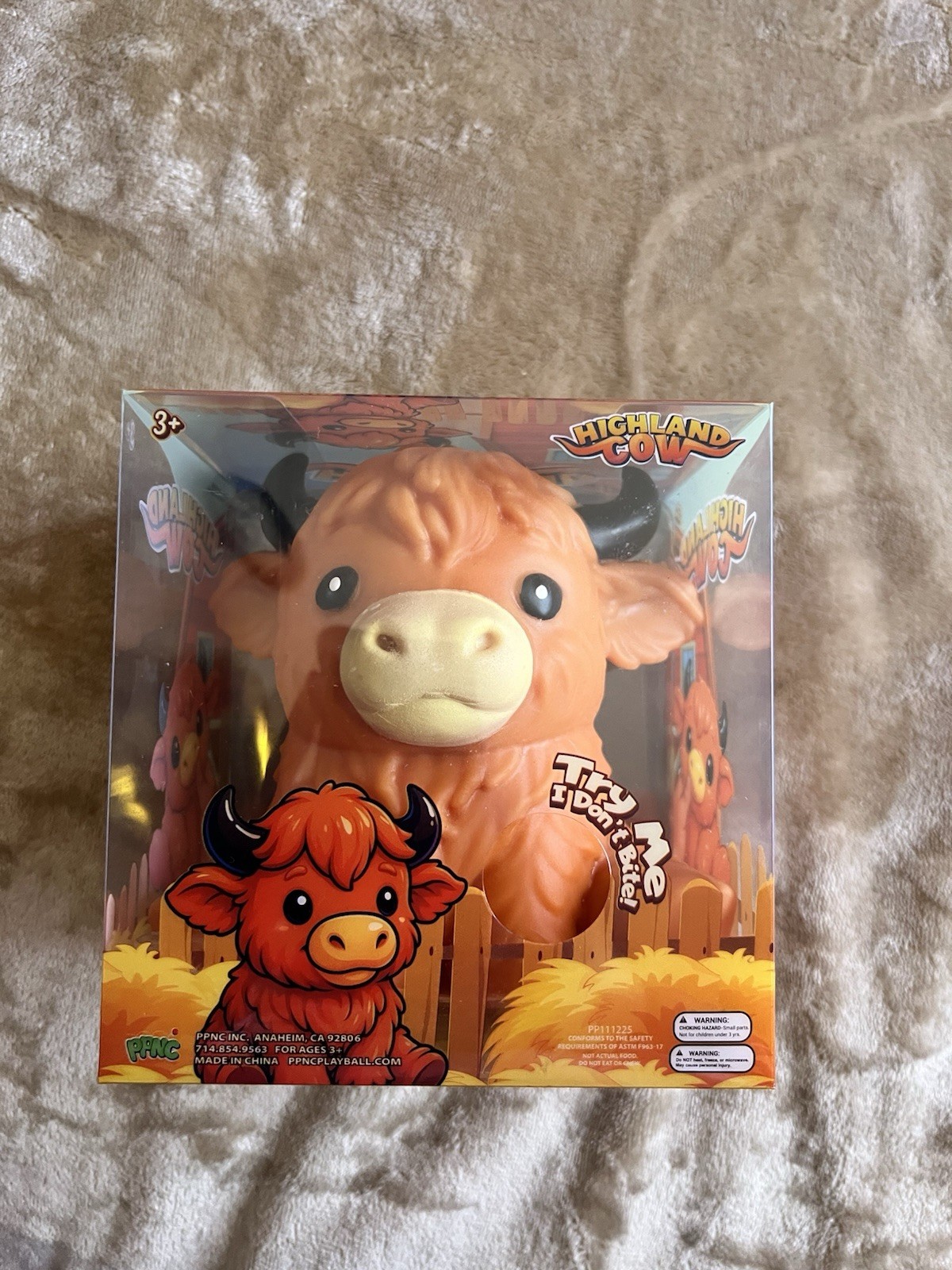 PPNC Highland Cow Squishy Squeeze Toy