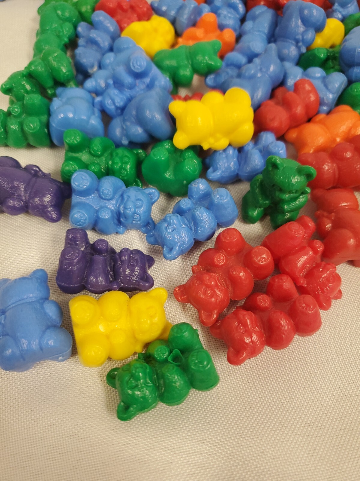 Counting and Sorting Bears Lot 0f 149 Home School Green Yellow Blue Red Purple