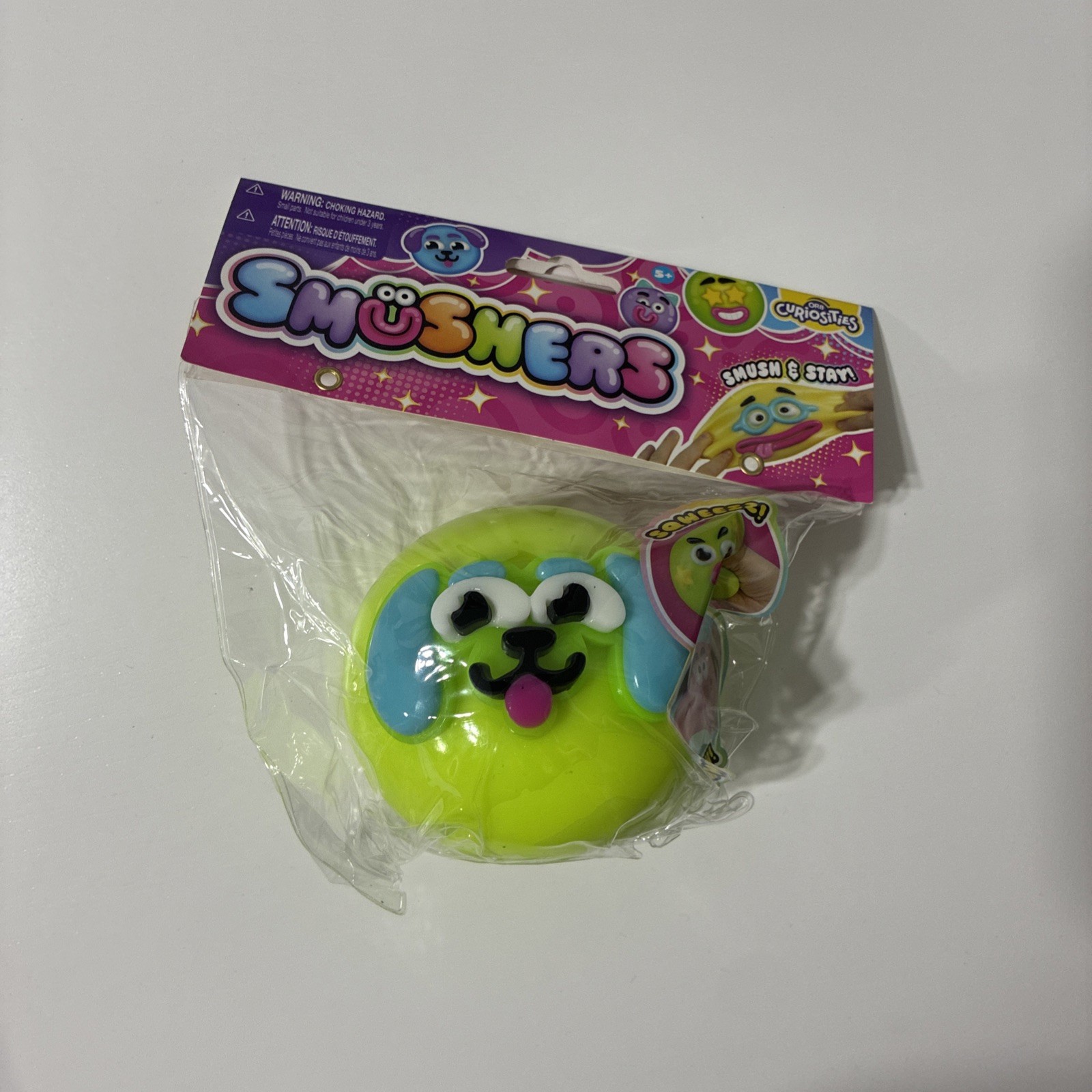 ORB Curiosities Smushers Dog Face Swap Squishy Smush GREEN – VIRAL – New Sealed