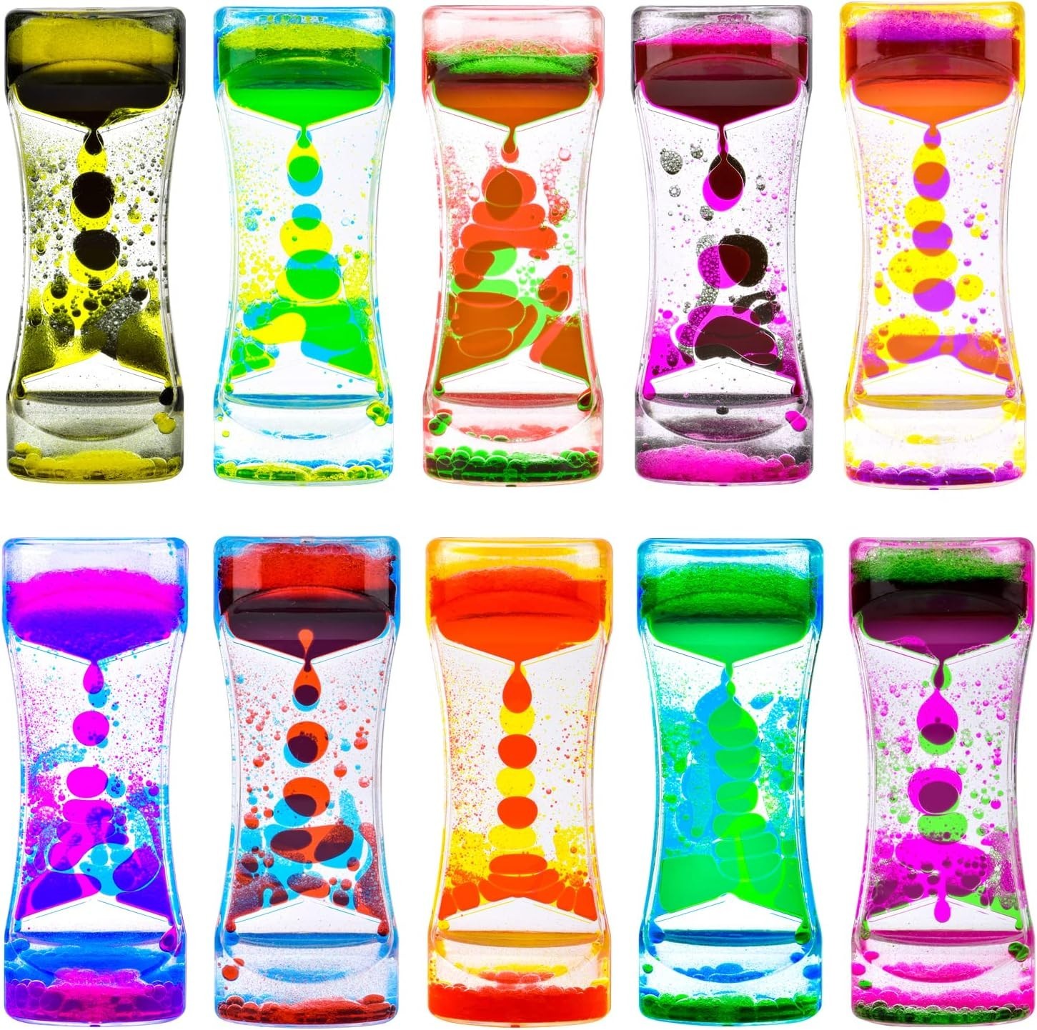 Easter Basket Fillers – Liquid Motion Bubblers 10 Pack