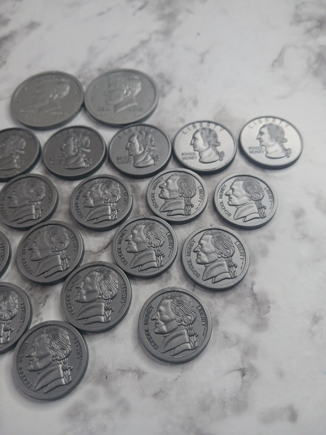 Learning Advantage Plastic Coin Set Realistically Detailed Set Of 100