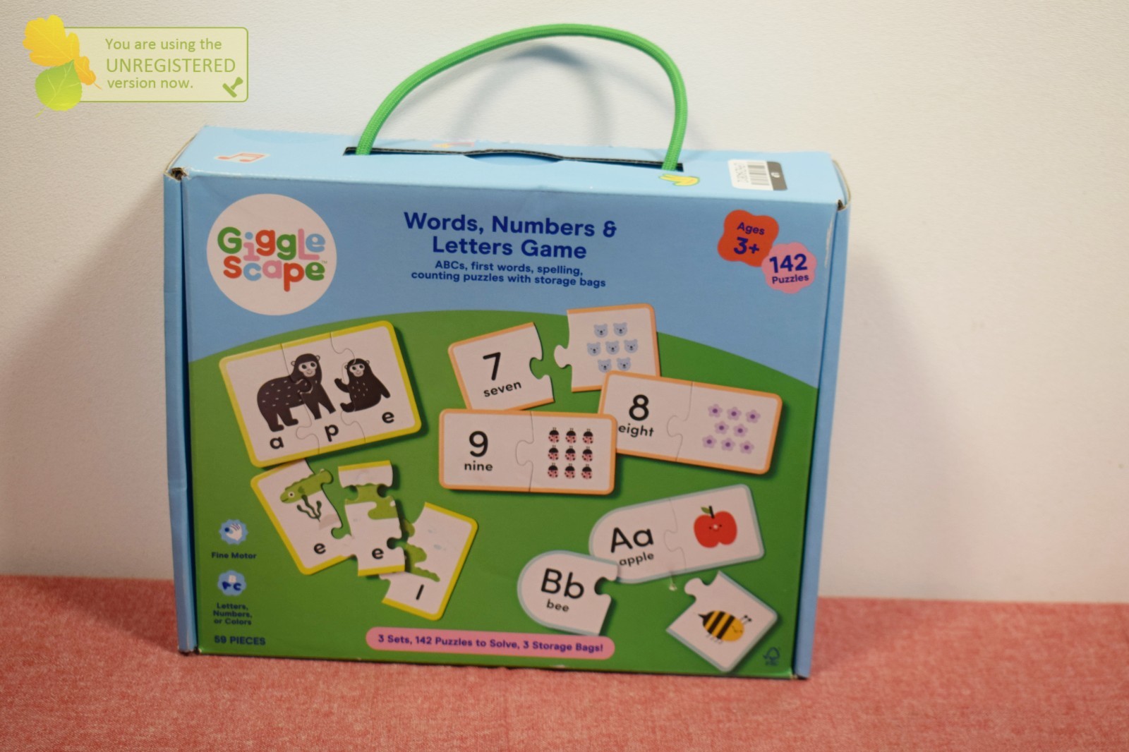 Gigglescape Words, Numbers & Letters Game