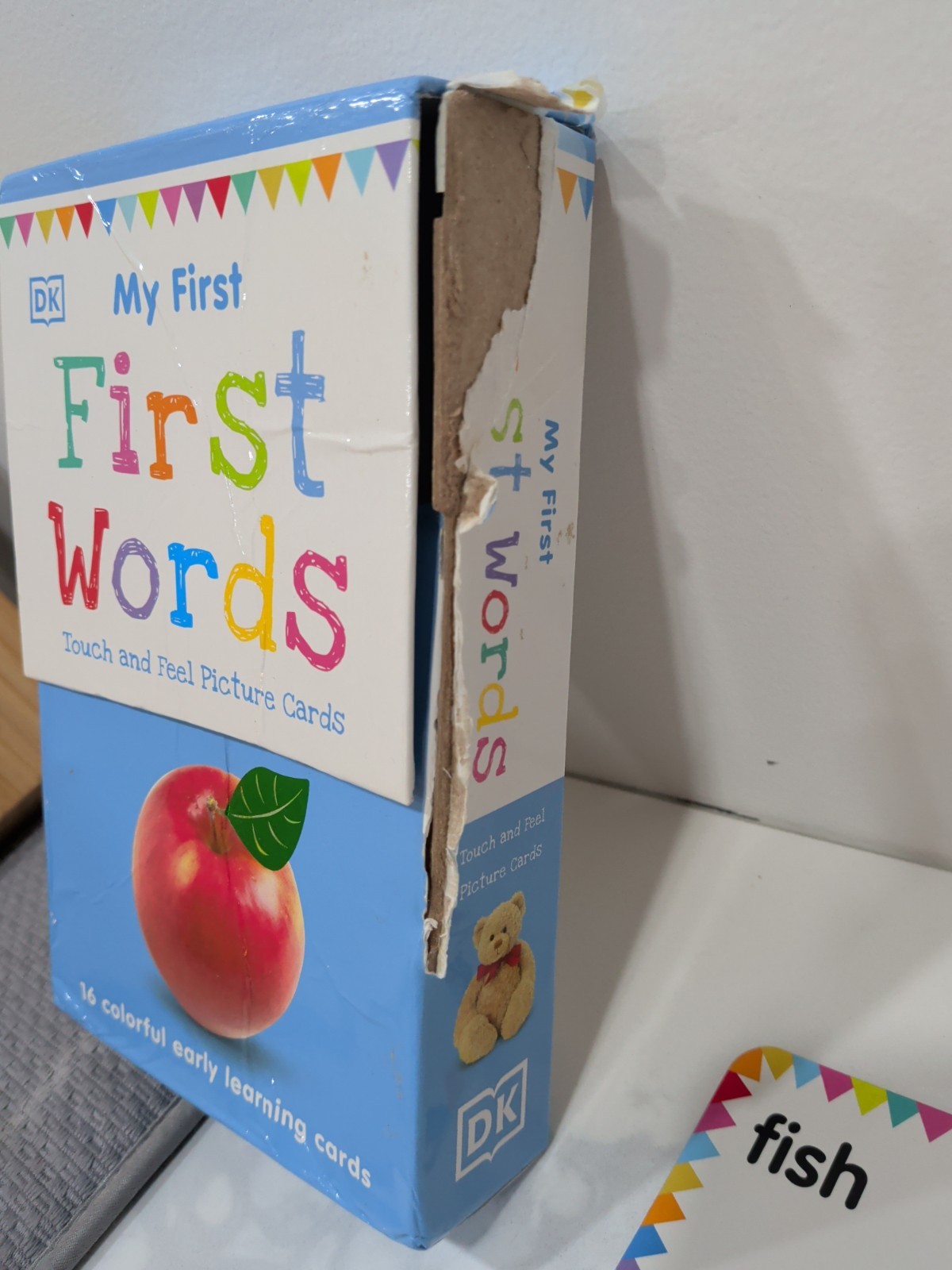 My First Touch and Feel Language Picture Cards First Words READ AS IS