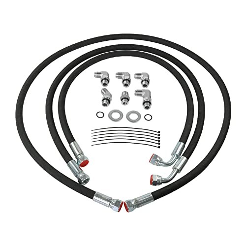 Transmission Cooler Lines/Hoses Compatible with 2006-2010 Chevy GMC with 6.6L