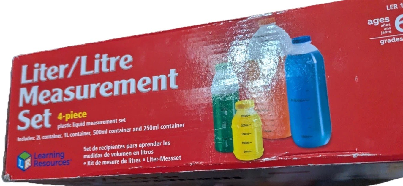 Learning Resources Liter Measurement Set