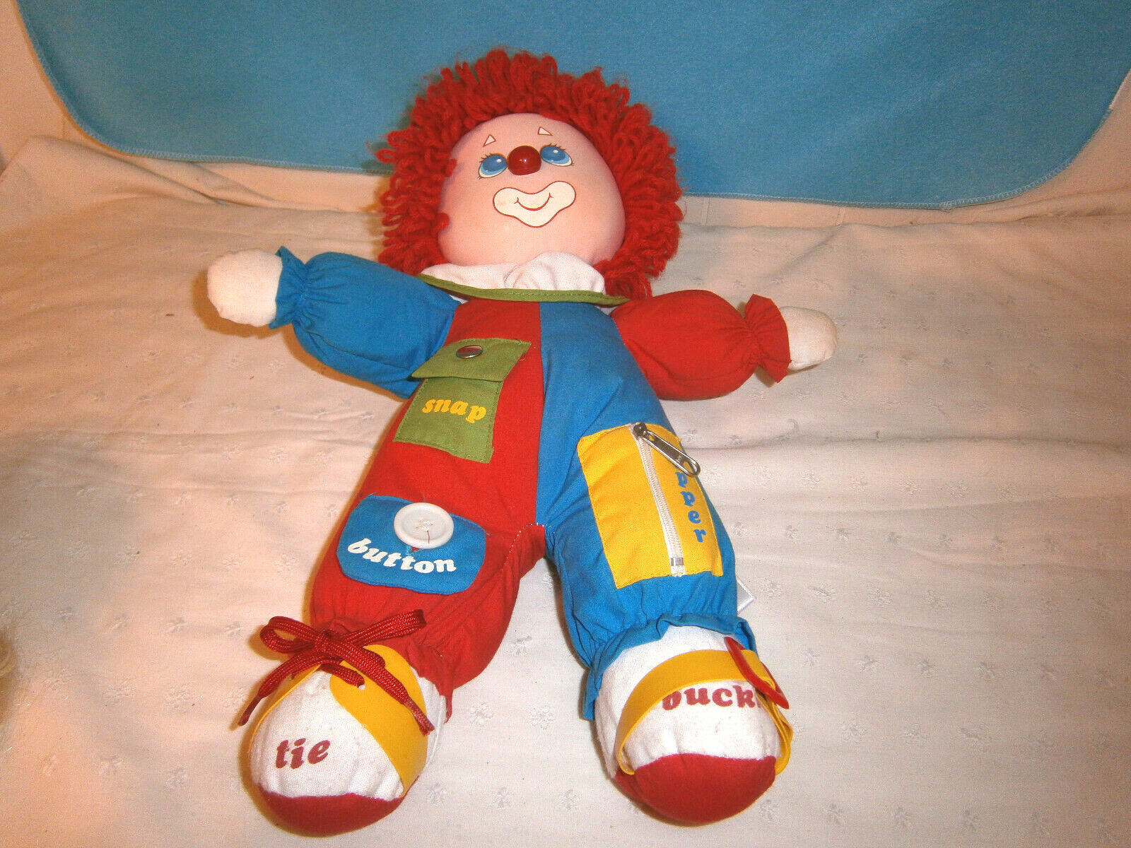 Vintage American Greetings Amtoy “Learn to Dress” Clown, 1983