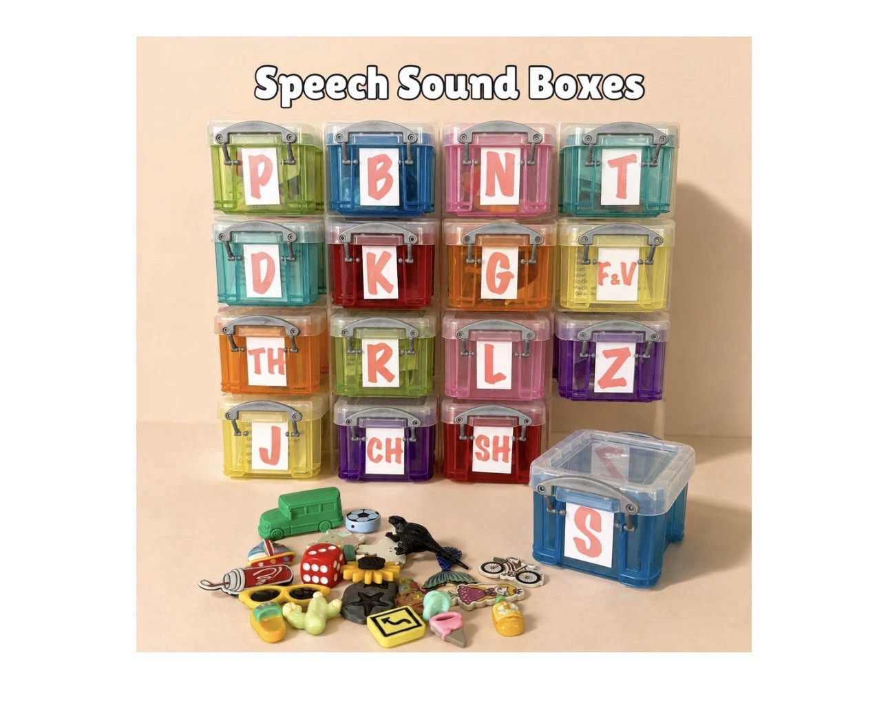 Speech Therapy Speech Sound Boxes