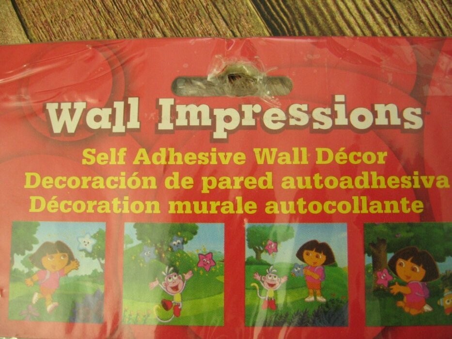 VTG Dora Explorer Scene Setters Friends Add On Lot Diego & Wall Impressions NOS