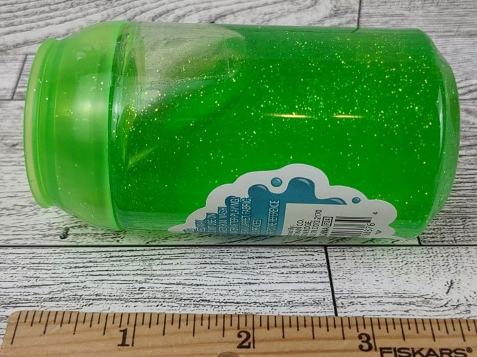 Green Glitter Slimy Slime Soda Pop Glittery Toy 4.23oz 120g Sealed ages 3+ small