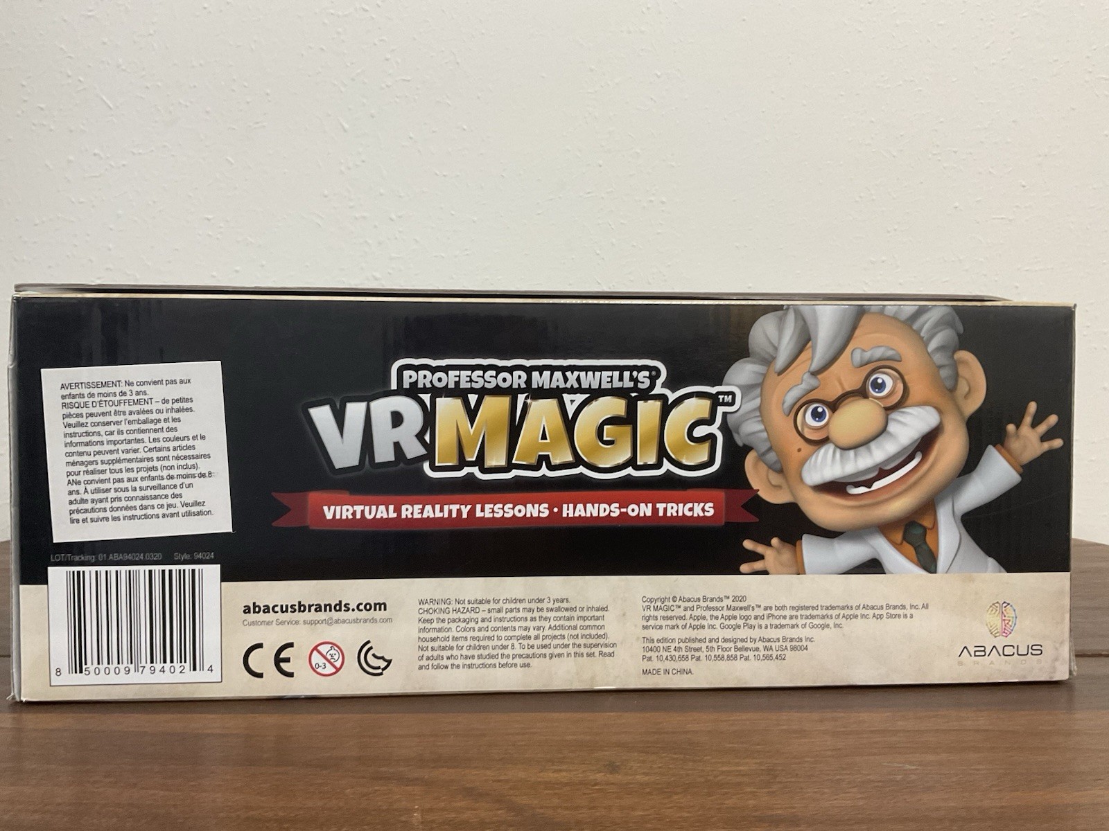Professor Maxwell’s VR Magic Kit Kids Interactive SEALED Abacus