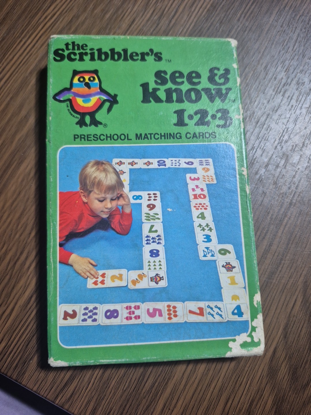 Vintage 1980s The Scribblers See & Know 123 Matching Cards