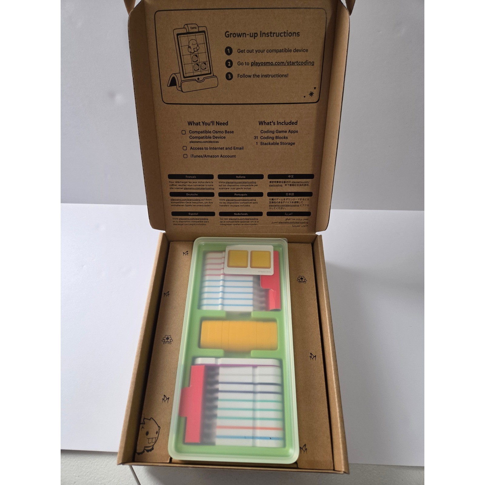 Osmo Coding Blocks Set 31 Pieces STEM Educational Learning Toy 902-00023