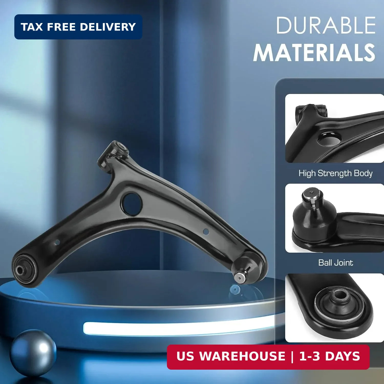 Front Lower Control Arm Kit w/Ball Joint Fit for Jeep Compass/Patriot 2007-2017,