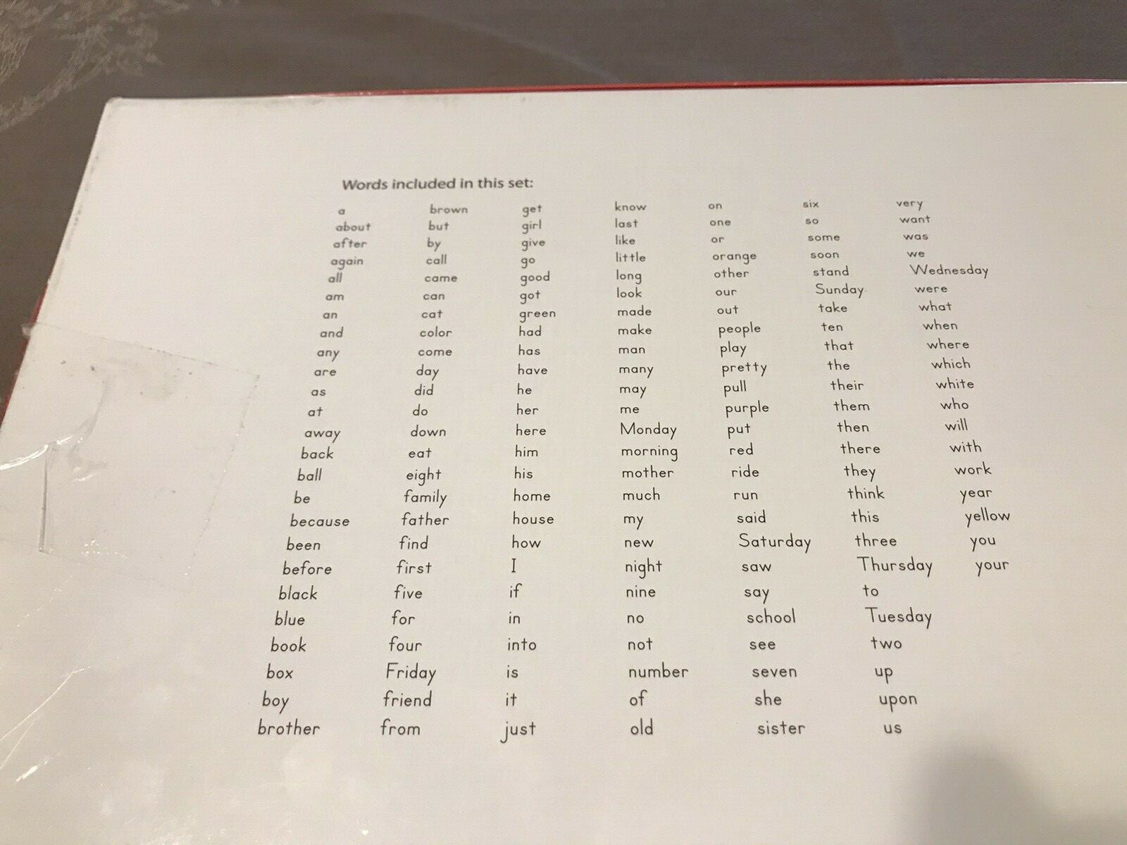 Sight Words In A Flash Bingo