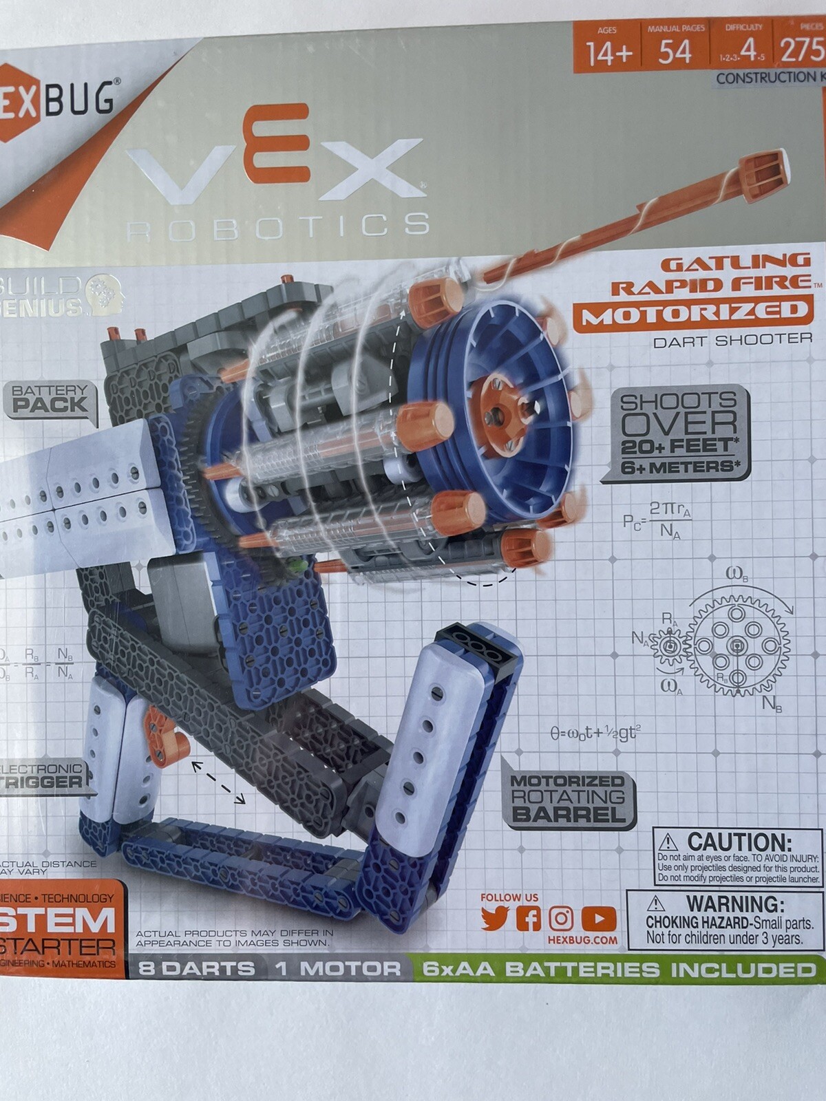 Hexbug Vex Robotics Lot of 3 STEM Starter Dart Shooter, Catapult, Crossbow – NEW