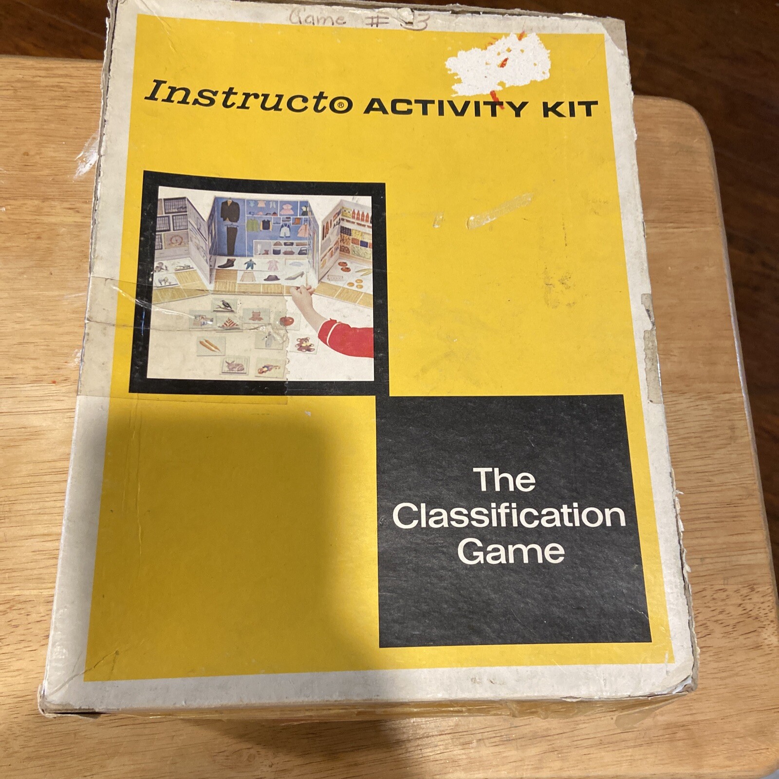 The Classification Game Vintage 1960 Instructo Activity Kit Used Game