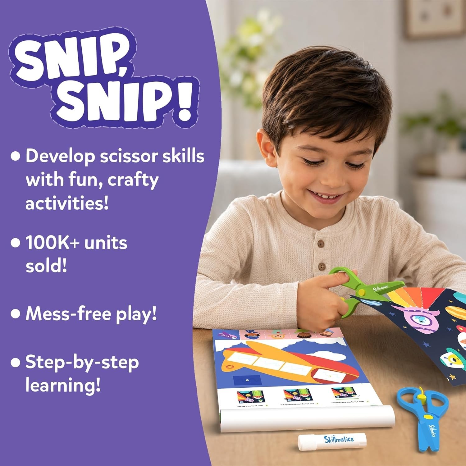 Scissor Skills Activity Book Cutting Activities Preschool Felt Craft Kit