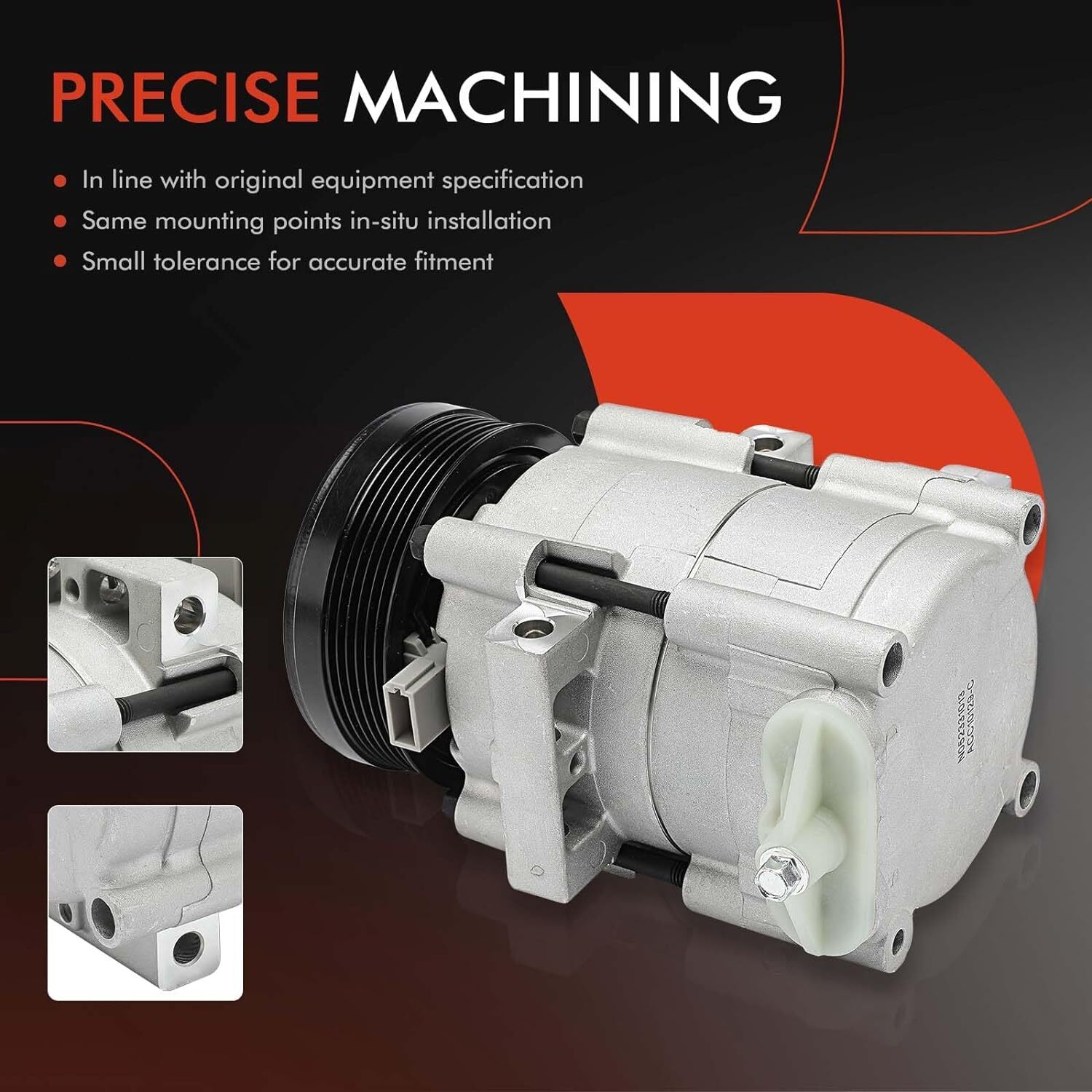 APM A/C Compressor Compatible with Ford F-150 F-250 F-350 Super Duty,