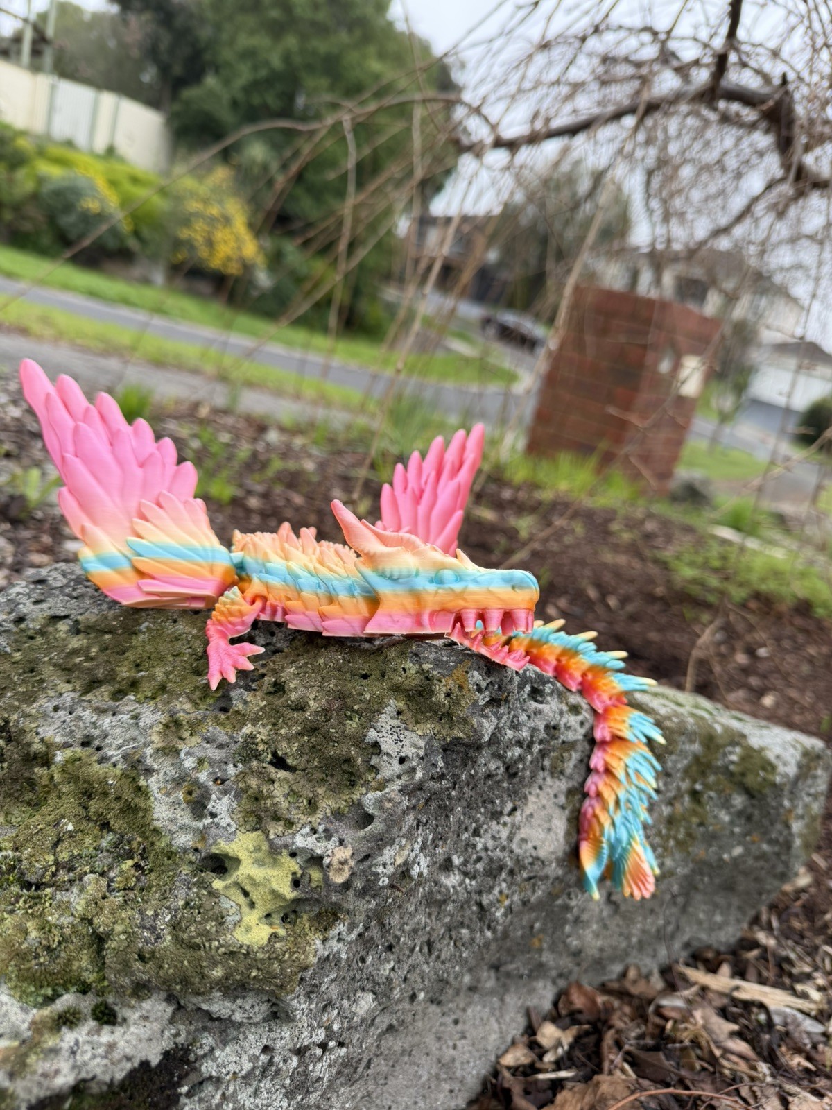 Rainbow Dragon Articulated