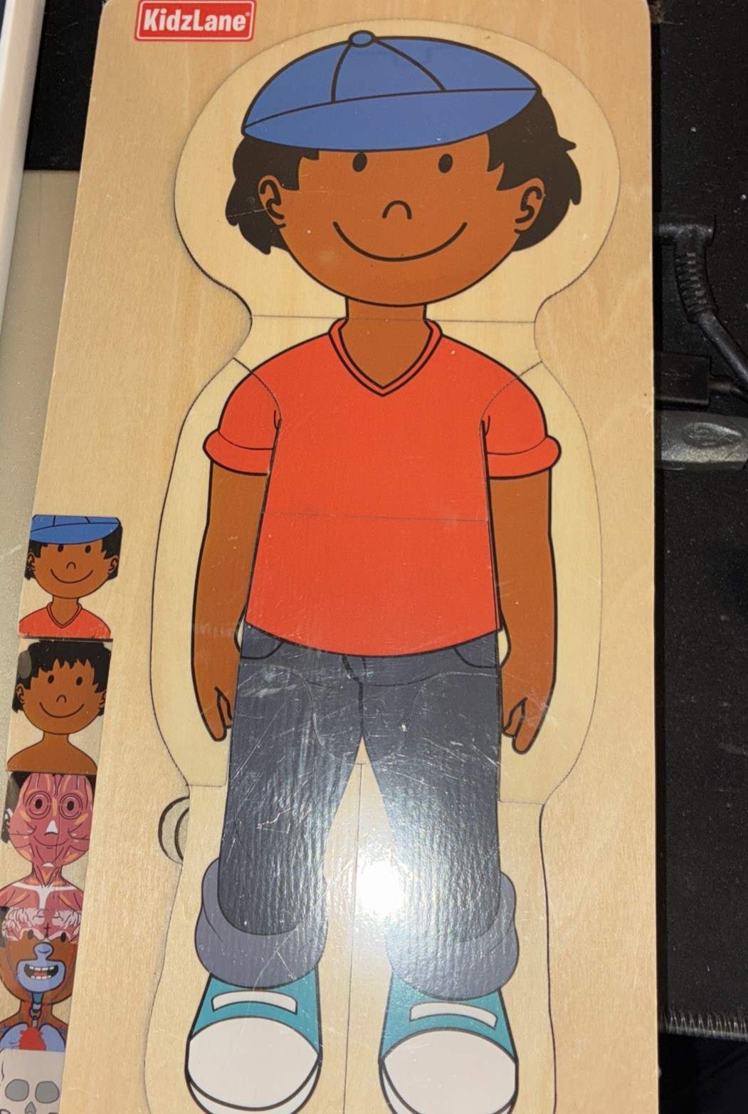 Kidzlane Wooden My Body Puzzle – 5-Layer Human Anatomy Educational Toy