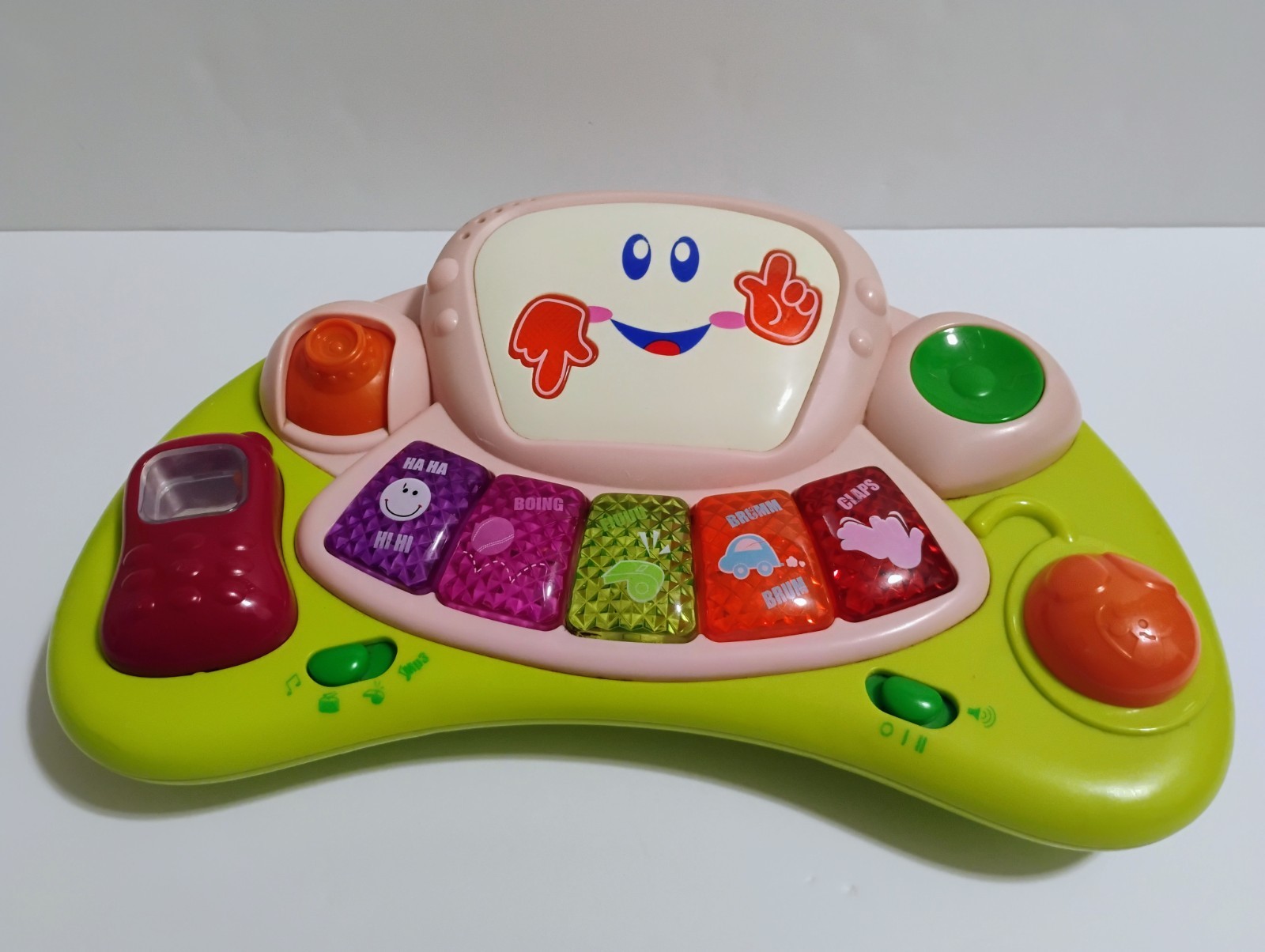 HTF Vintage Chicco Light Up Musical Computer Toy Office Desk WORKS