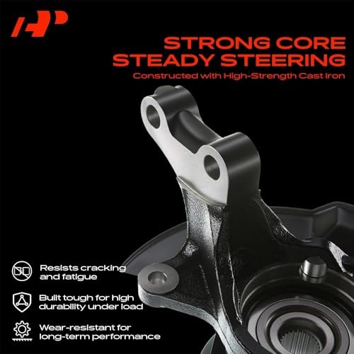 Front Right Steering Knuckle & Wheel Bearing Hub Front Right Passenger Side