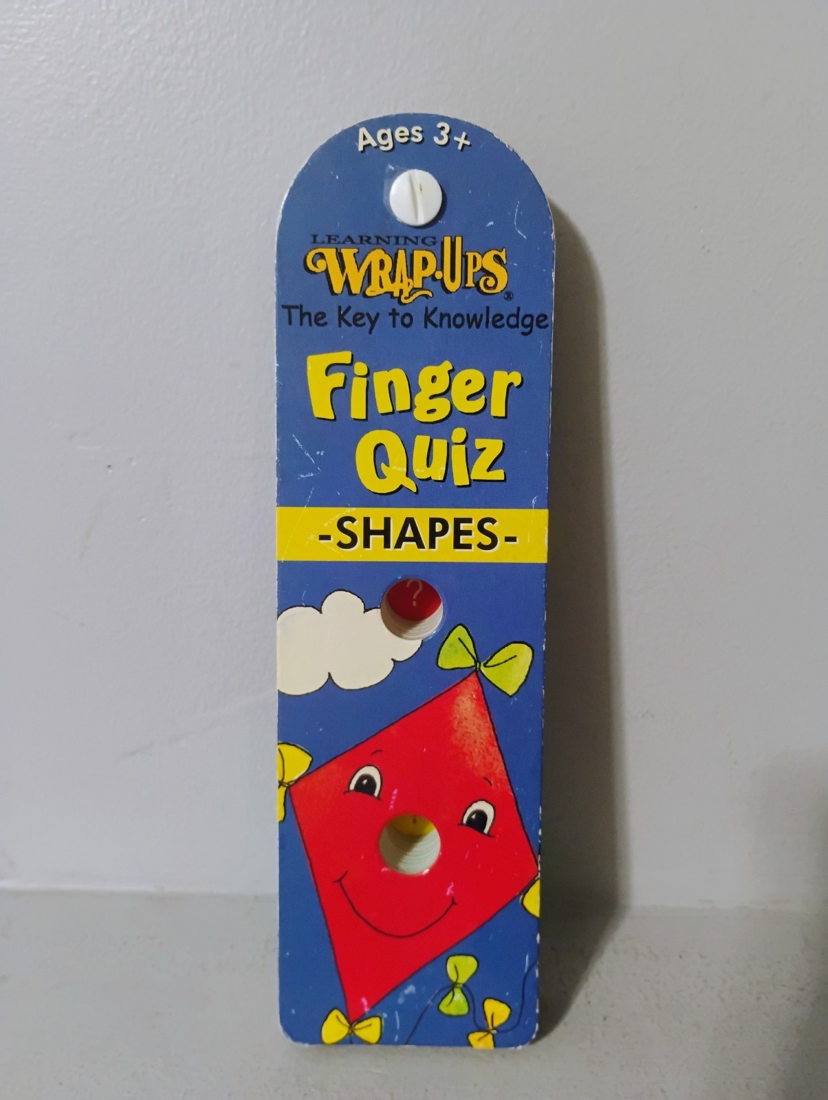 Vintage 1999 Learning Wrap-Ups The Key To Knowledge Finger Quiz Shapes
