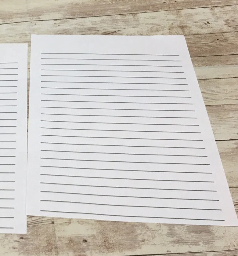 Wide Rule – Handwriting Practice Paper For Children – 30 Sheets