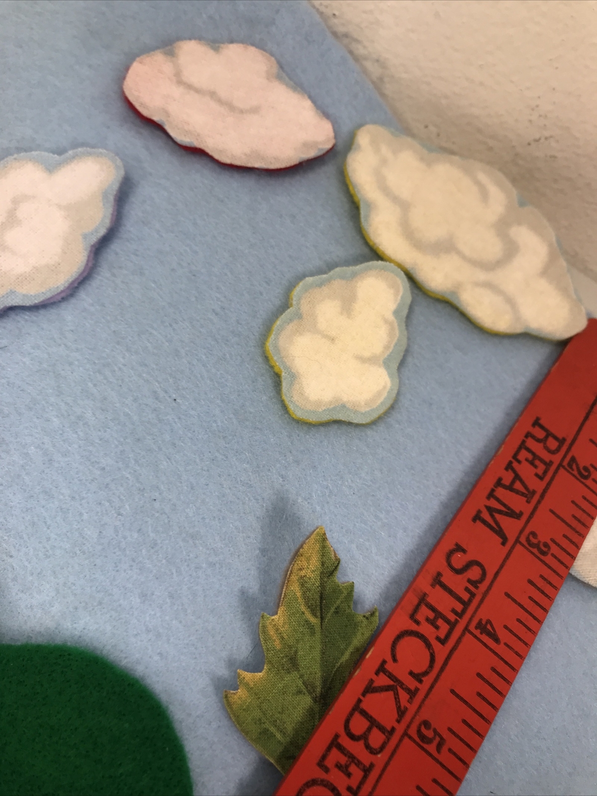 Forest Felt Flannel Pellon Pieces Storyboard Lot Of 16 Including Blue Sky Sheet