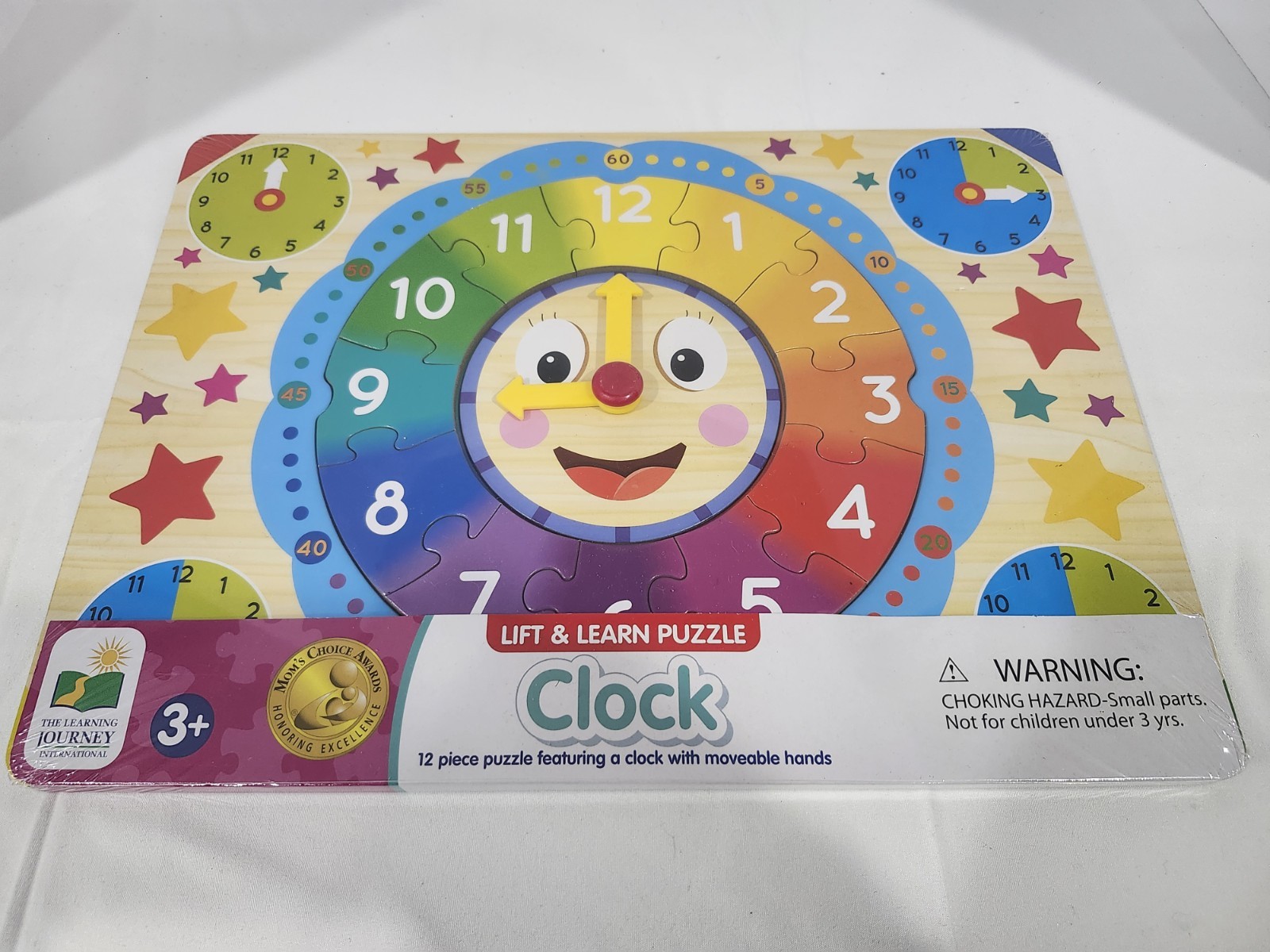 Lift & Learn Puzzle Clock by The Learning Journey 3+ New in Package