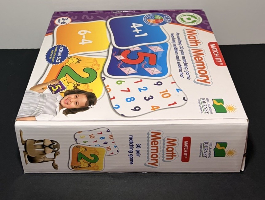 The Learning Journey Match It! – Math Memory – Ages 3-6 | 1+ players NEW